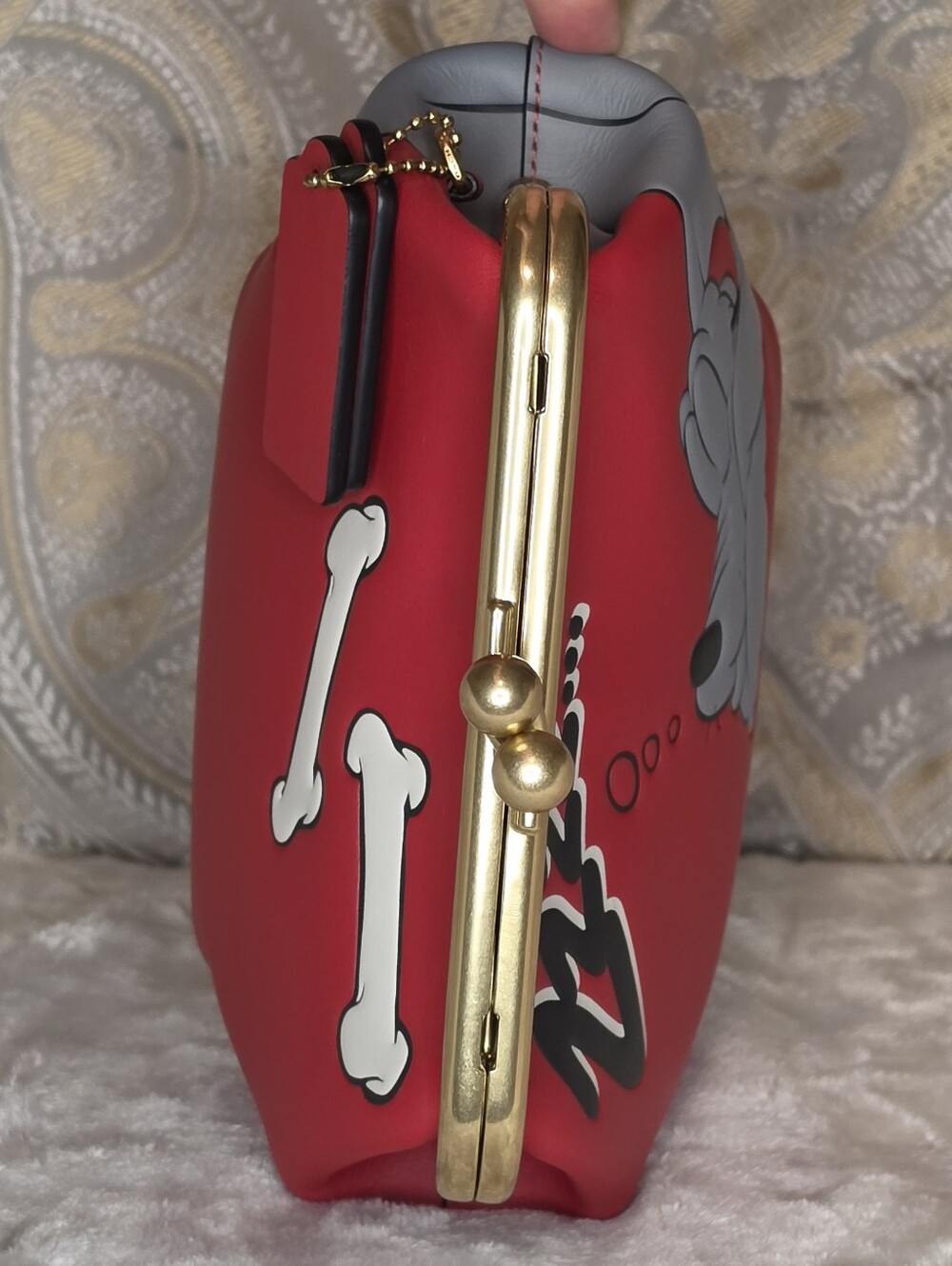 DISNEY X COACH KISSLOCK FRAME BAG CDL98 - Picture 8 of 10
